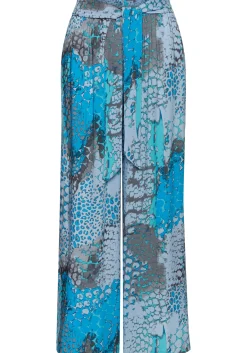 Hosen|Buffalo Palazzohose blaubedruckt