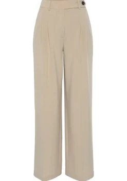 Hosen|LASCANA Palazzohose sand