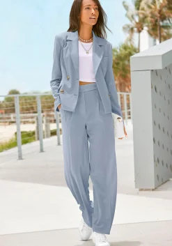 Strandmode|Hosen|LASCANA Palazzohose hellblau