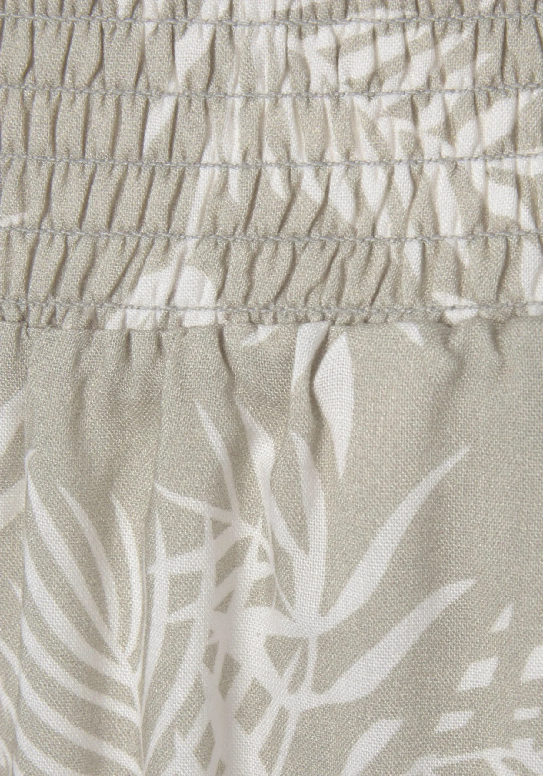 Strandmode|Hosen|LASCANA Palazzohose schilfgrün-cremebedruckt