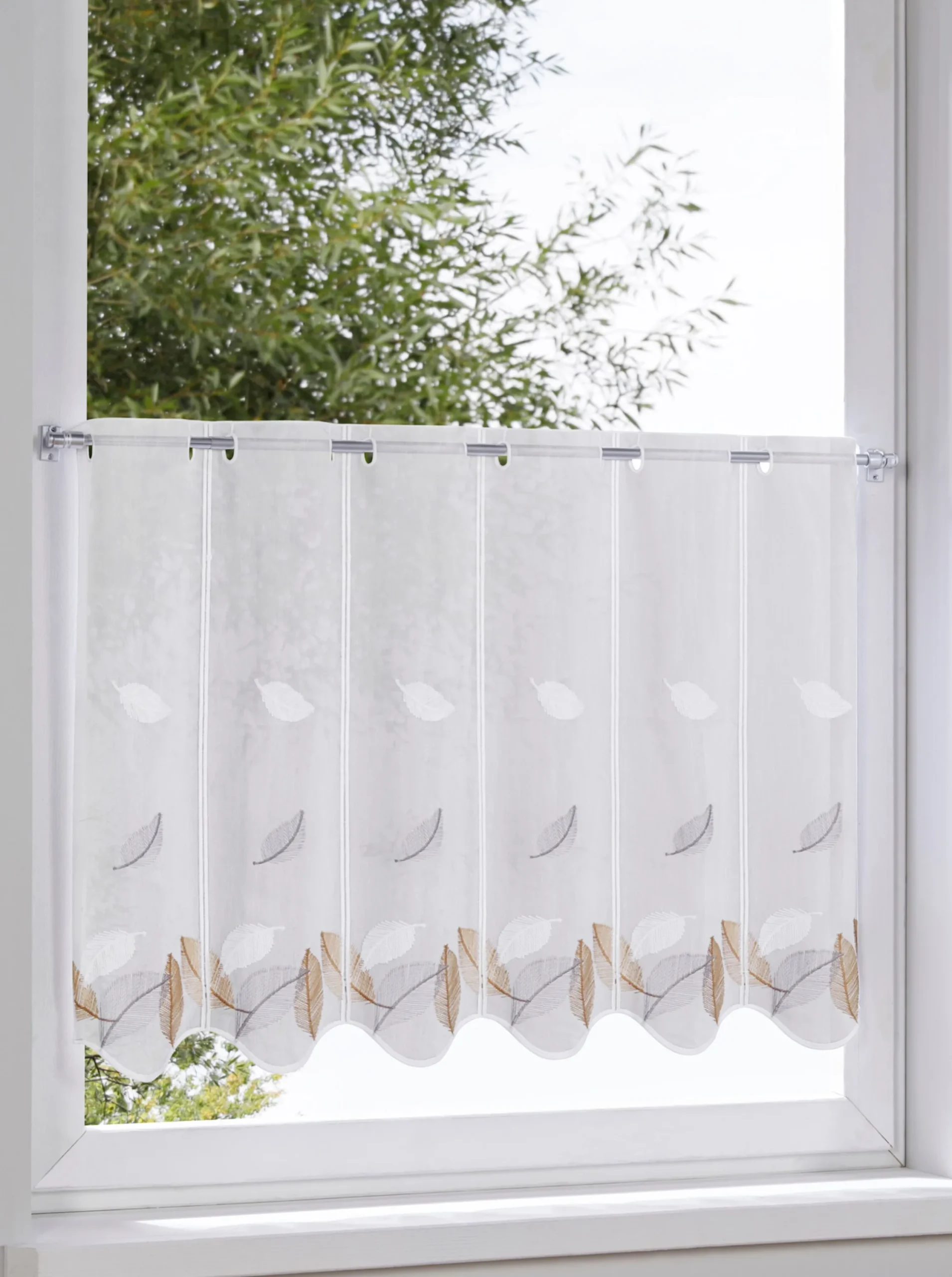 Gardinen & Rollos|heine home Panneaux weiß-beige