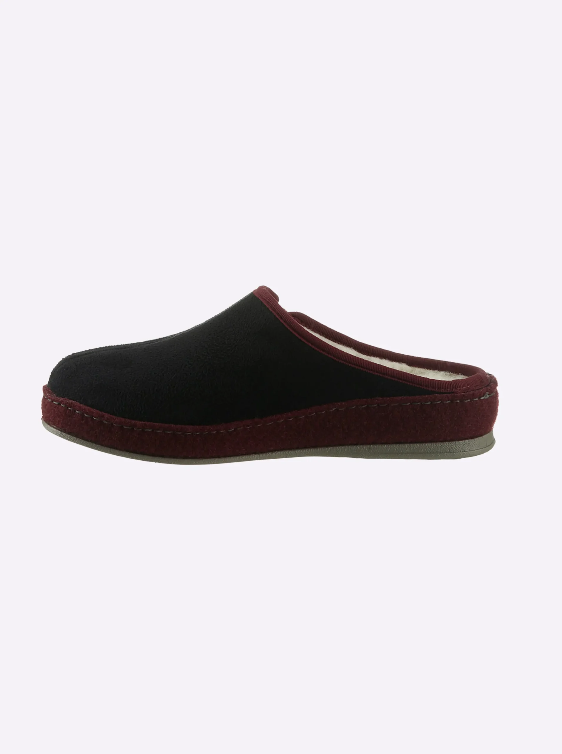 Hausschuhe|Schawos Pantoffel schwarz