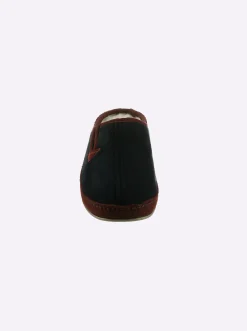 Hausschuhe|Schawos Pantoffel schwarz
