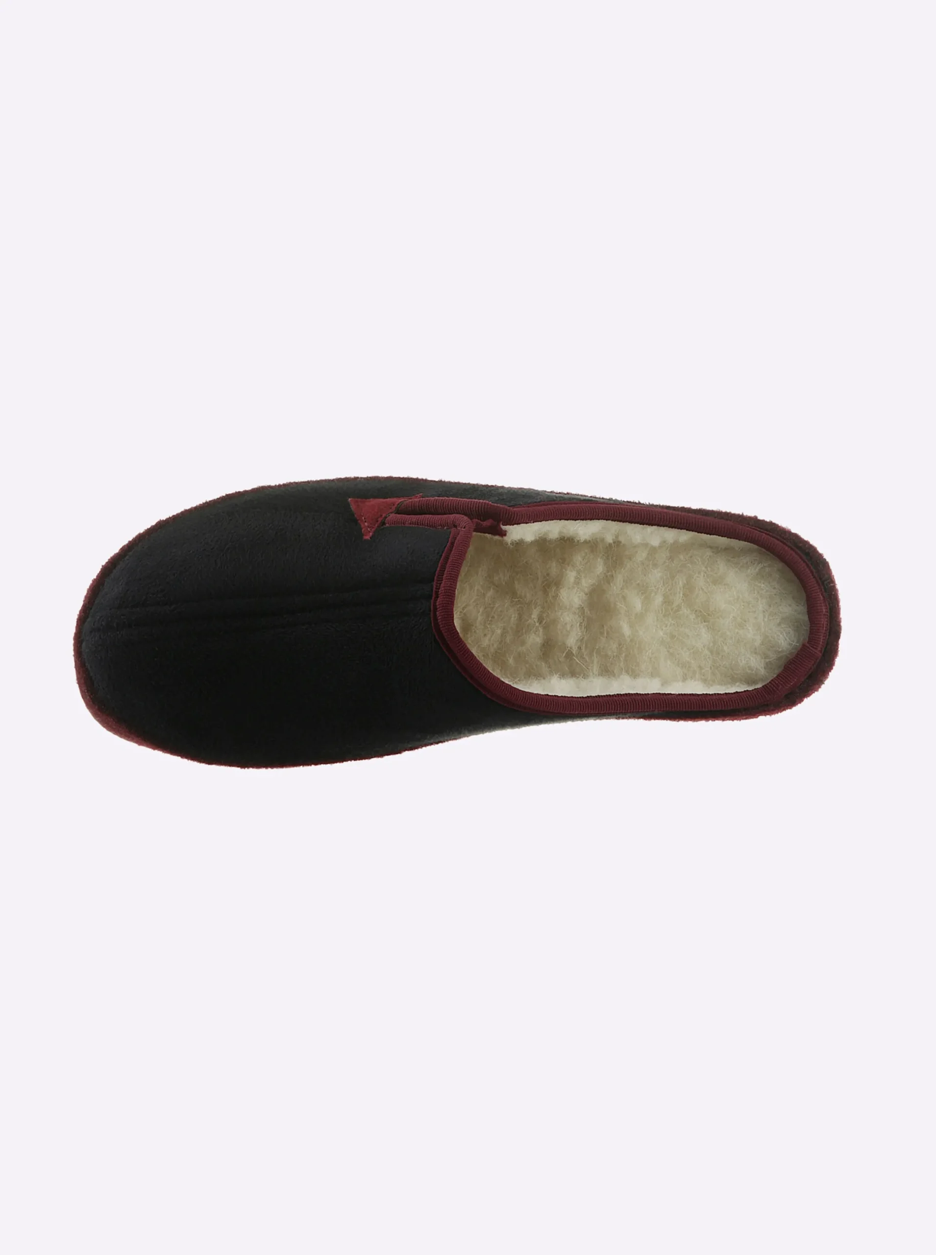 Hausschuhe|Schawos Pantoffel schwarz
