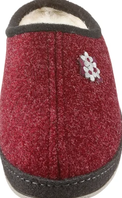 Hausschuhe|Schawos Pantoffel bordeaux