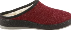 Hausschuhe|Schawos Pantoffel bordeaux