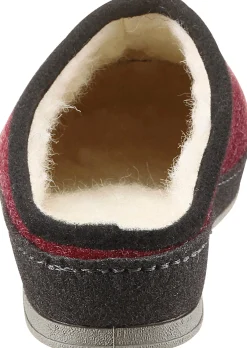 Hausschuhe|Schawos Pantoffel bordeaux
