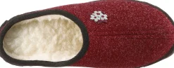 Hausschuhe|Schawos Pantoffel bordeaux
