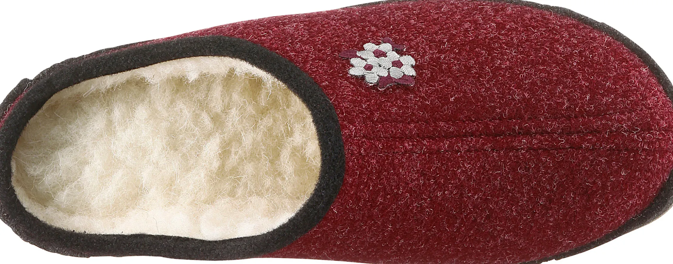 Hausschuhe|Schawos Pantoffel bordeaux