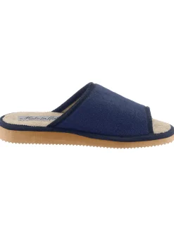 Hausschuhe| Pantoffel pistazie+marine