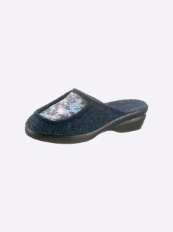 Hausschuhe|Schawos Pantoffel marine