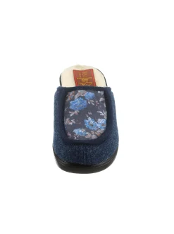 Hausschuhe|Schawos Pantoffel marine