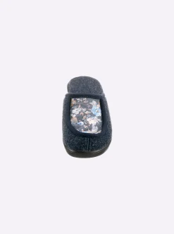 Hausschuhe|Schawos Pantoffel marine