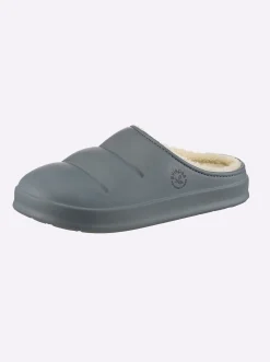 Pantoletten|heine Pantolette grau