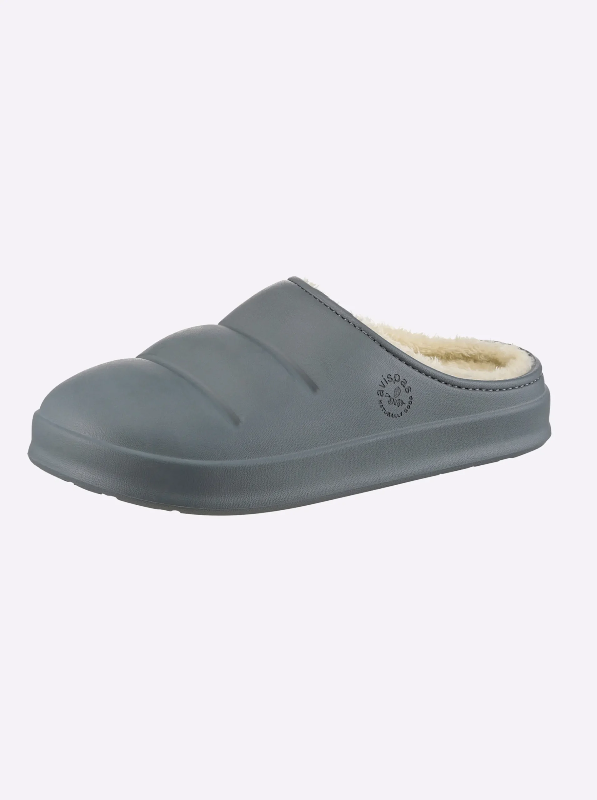 Pantoletten|heine Pantolette grau