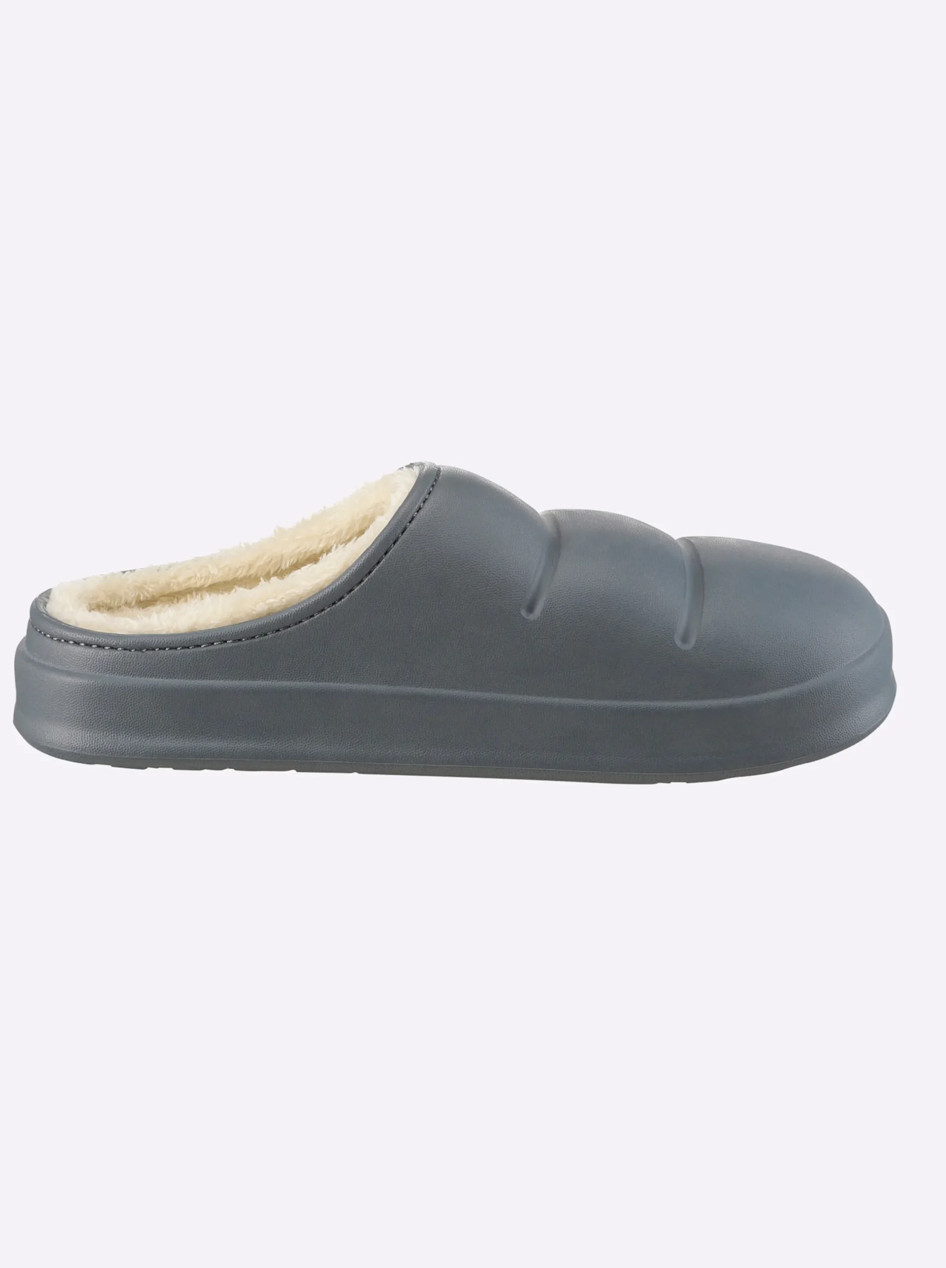 Pantoletten|heine Pantolette grau