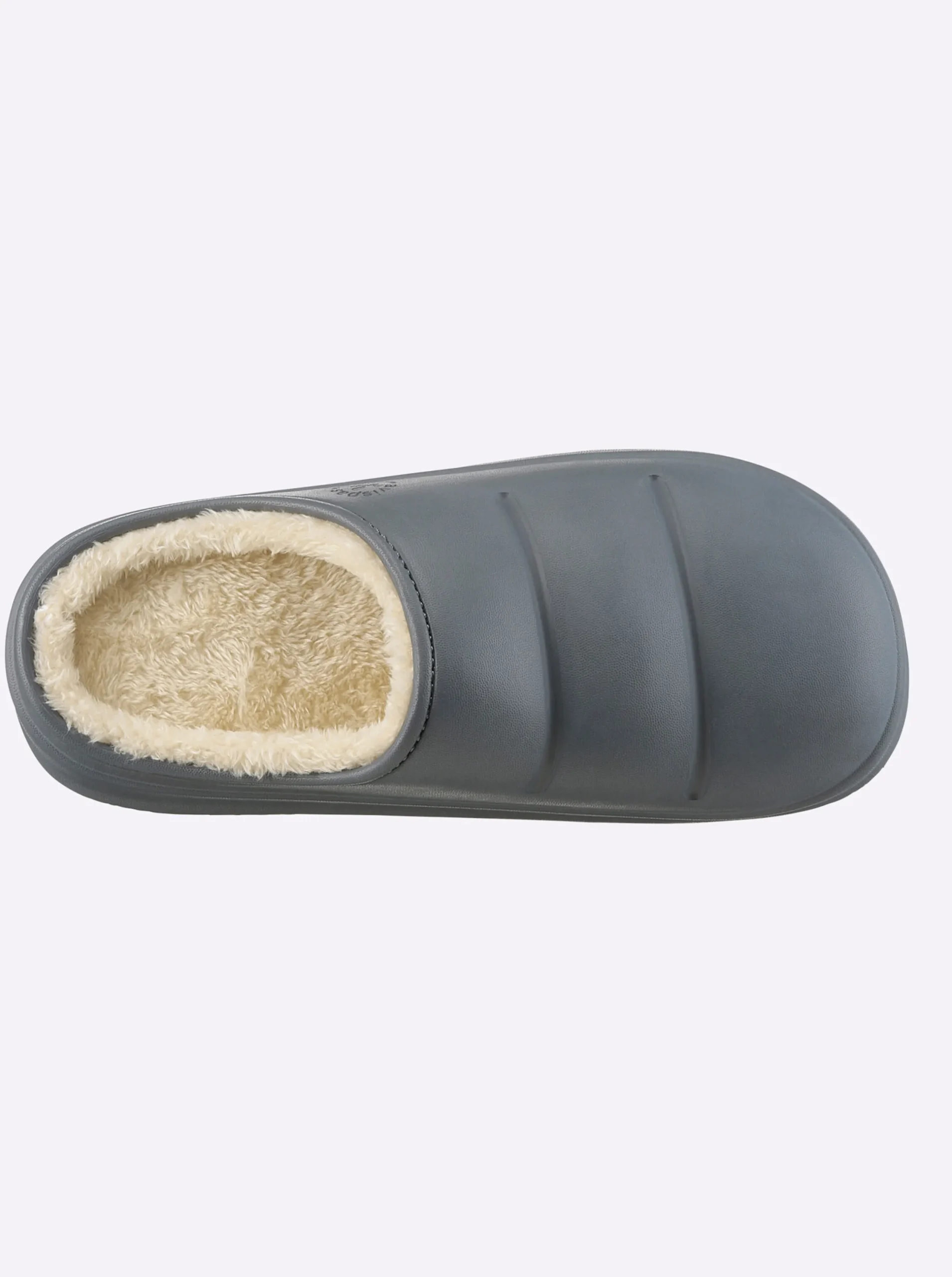 Pantoletten|heine Pantolette grau