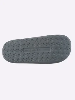 Pantoletten|heine Pantolette grau