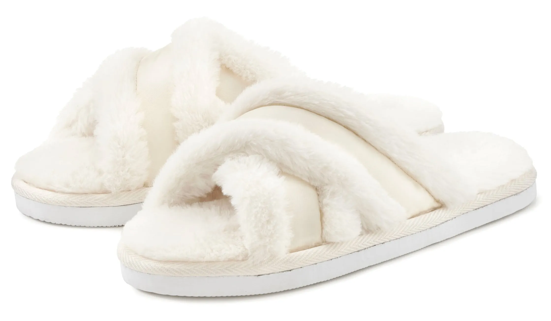 Pantoletten|Vivance Pantolette beige