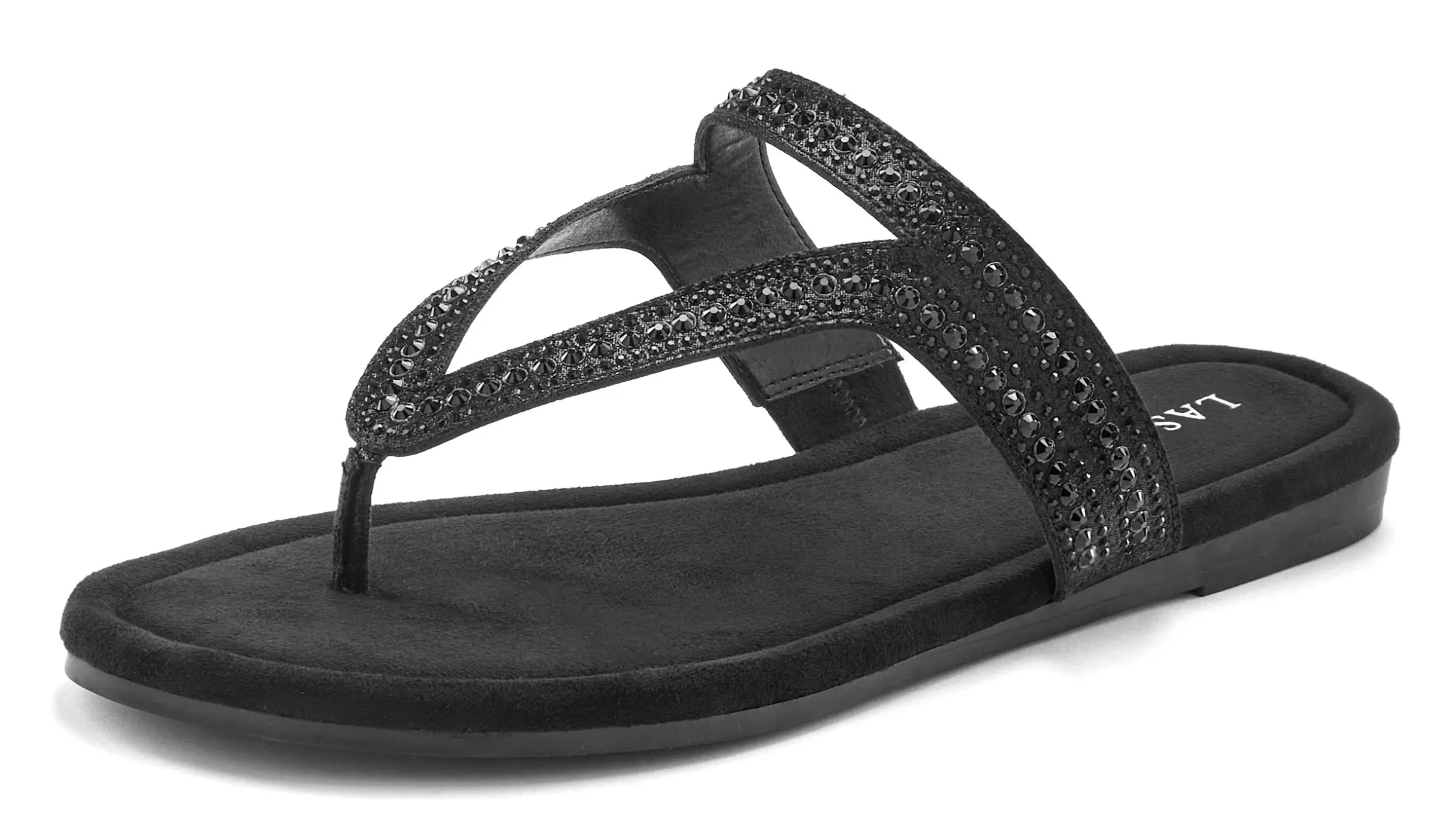 Pantoletten|Vivance Pantolette schwarz