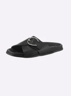 Pantoletten|heine Pantolette schwarz