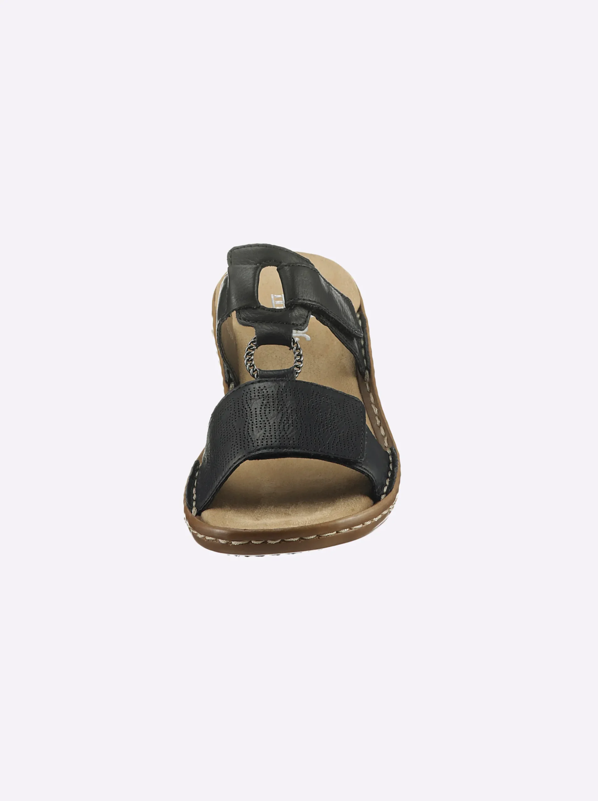 Pantoletten|Rieker Pantolette schwarz