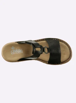 Pantoletten|Rieker Pantolette schwarz