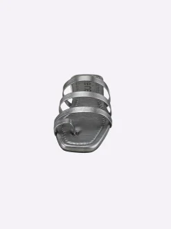 Pantoletten|Sandalen & Sandaletten|heine Pantolette anthrazit-metallic