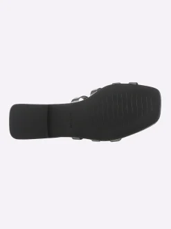 Pantoletten|Sandalen & Sandaletten|heine Pantolette anthrazit-metallic
