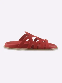 Pantoletten|heine Pantolette rot