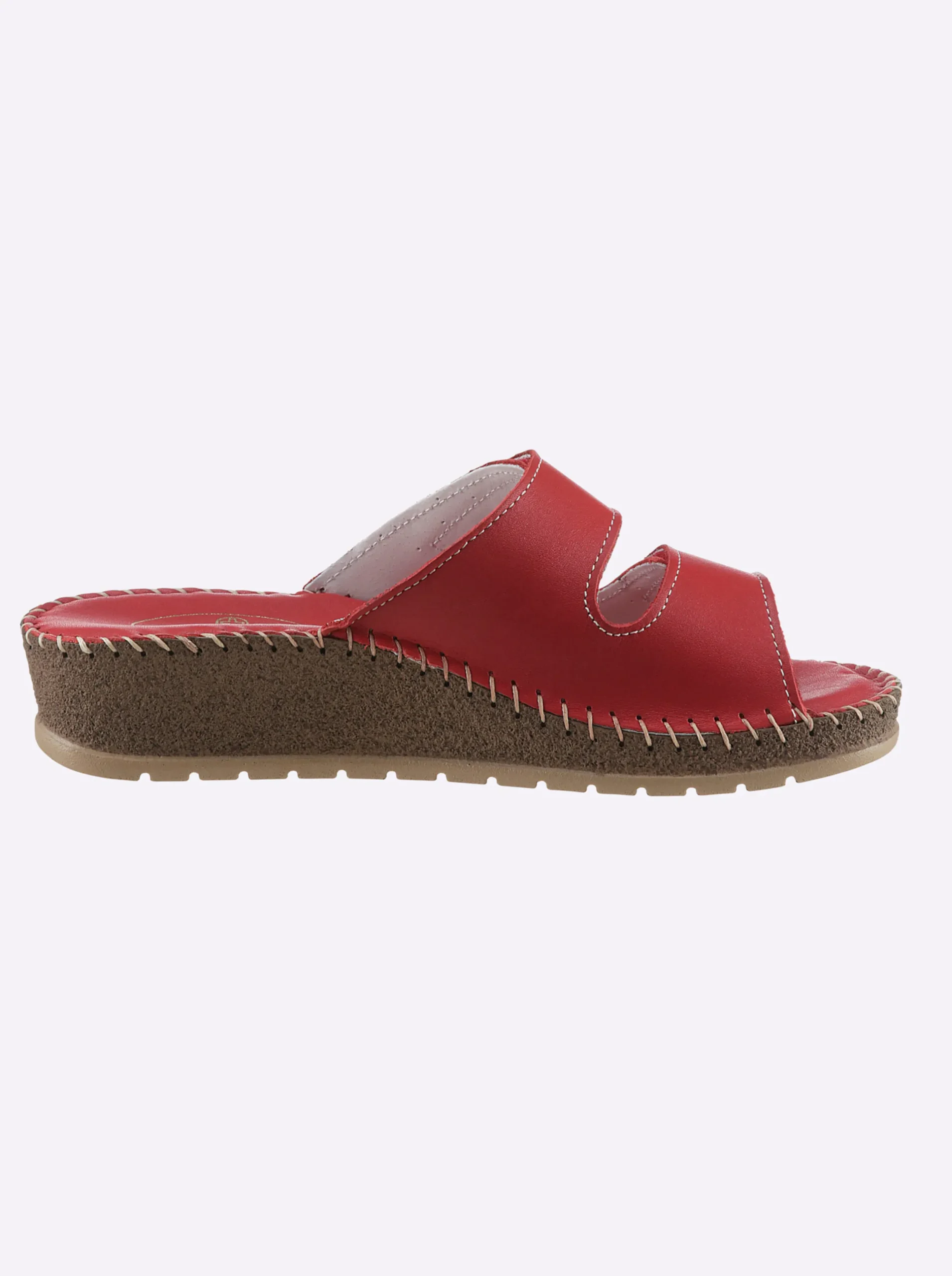 Pantoletten|airsoft comfort+ Pantolette rot