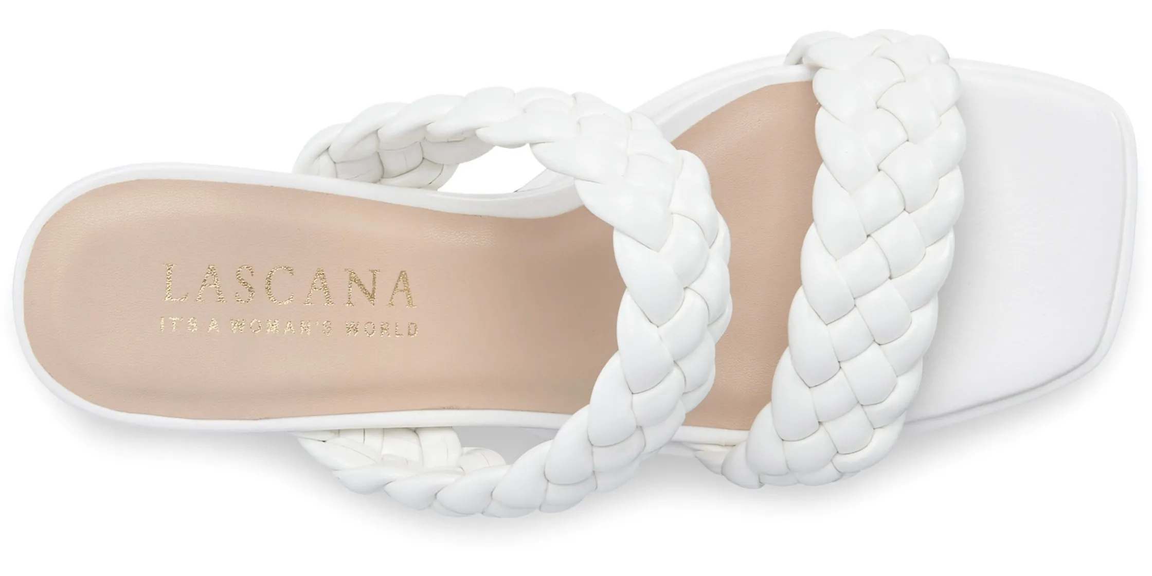 Pantoletten|LASCANA Pantolette weiß