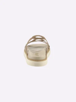 Pantoletten|heine Pantolette goldfarben