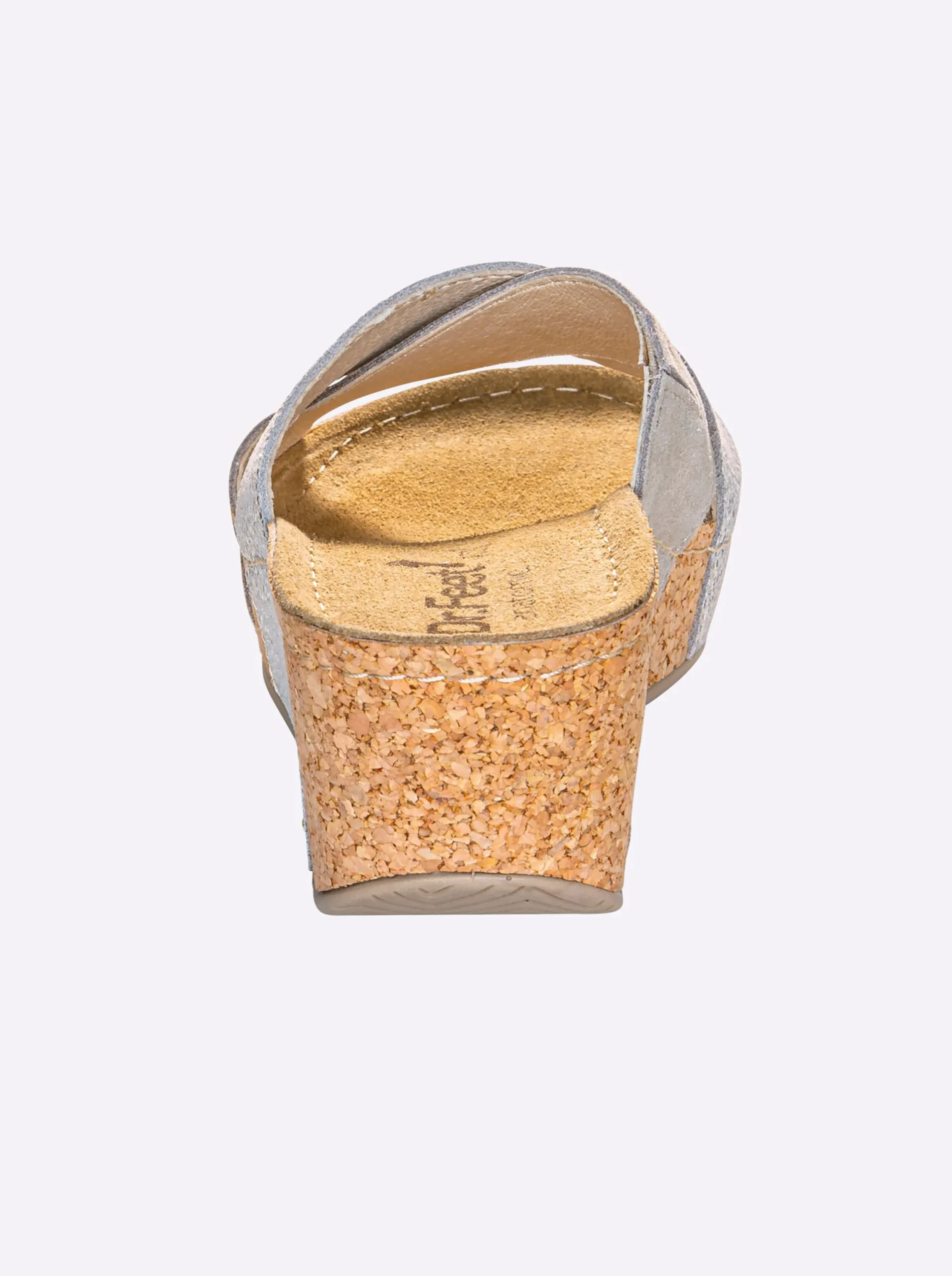 Pantoletten|Dr. Feet Pantolette taupe