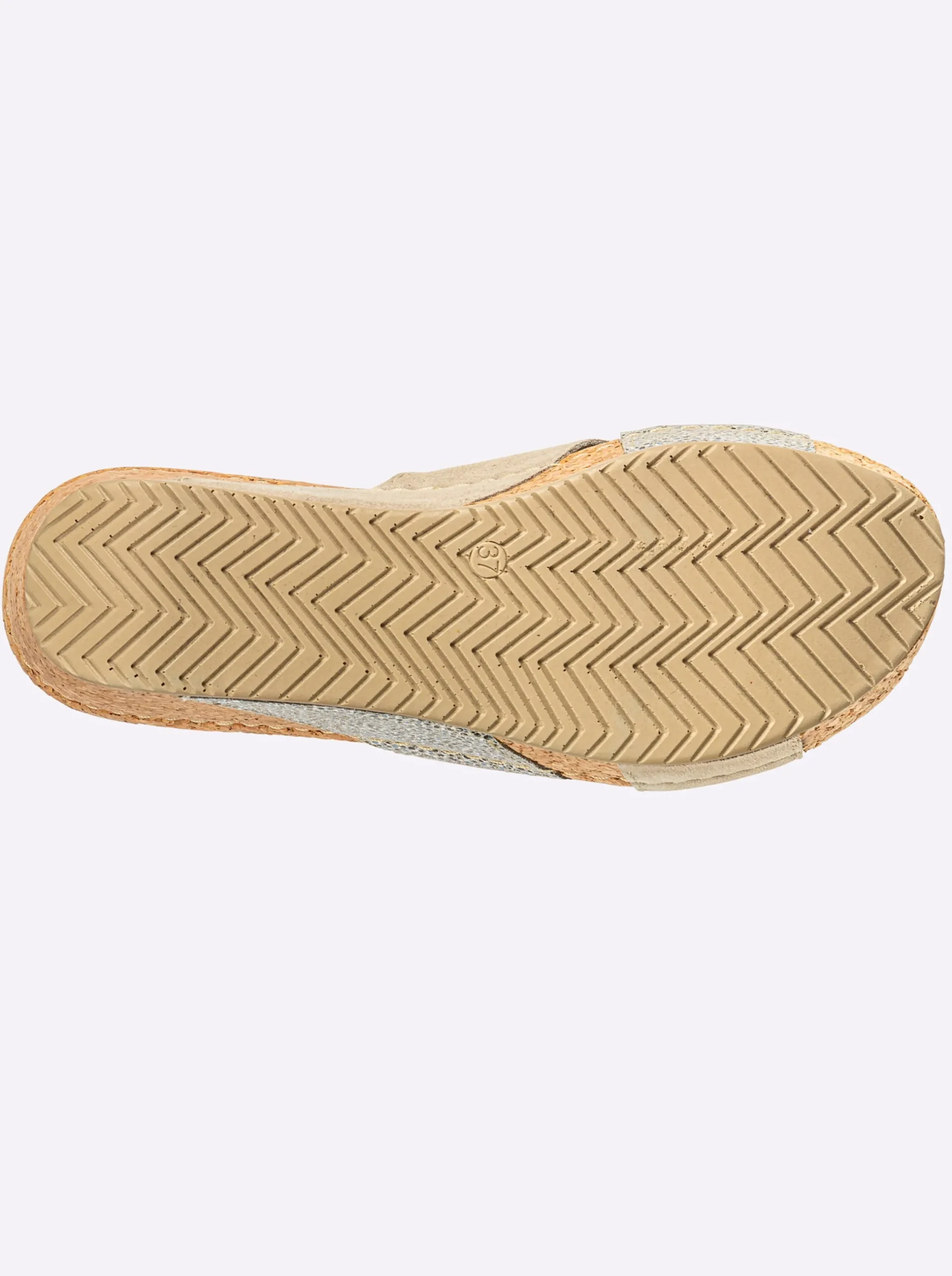 Pantoletten|Dr. Feet Pantolette taupe