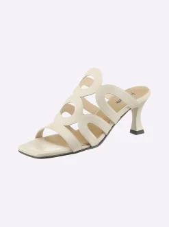 Pantoletten|heine Pantolette beige