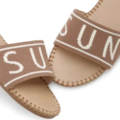 Pantoletten|LASCANA Pantolette taupe