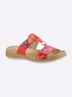 Pantoletten|Fischer Pantolette rot