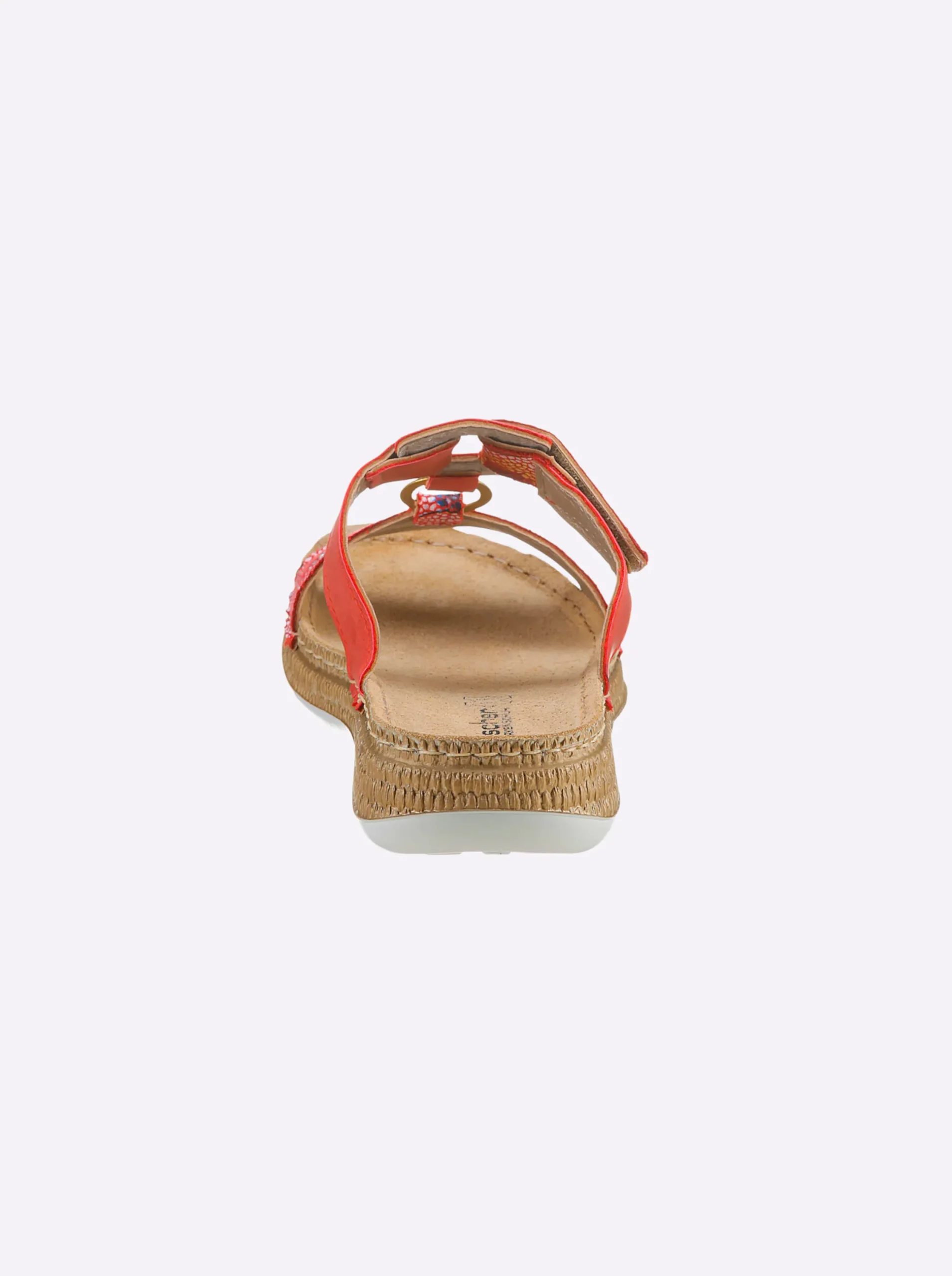 Pantoletten|Fischer Pantolette rot