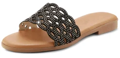 Pantoletten|LASCANA Pantolette schwarz