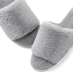 Pantoletten|Vivance Pantolette grau