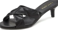 Pantoletten|LASCANA Pantolette schwarz