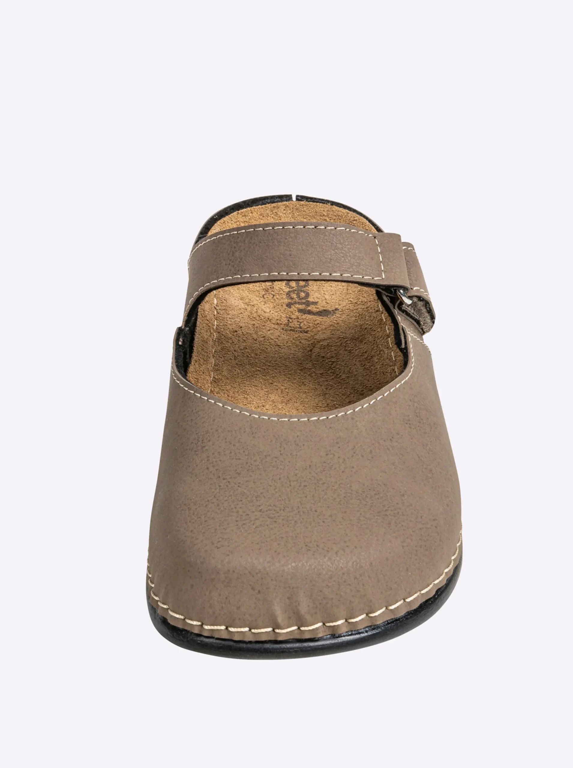 Pantoletten|Dr. Feet Pantolette taupe