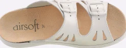 Pantoletten|airsoft comfort+ Pantolette weiß