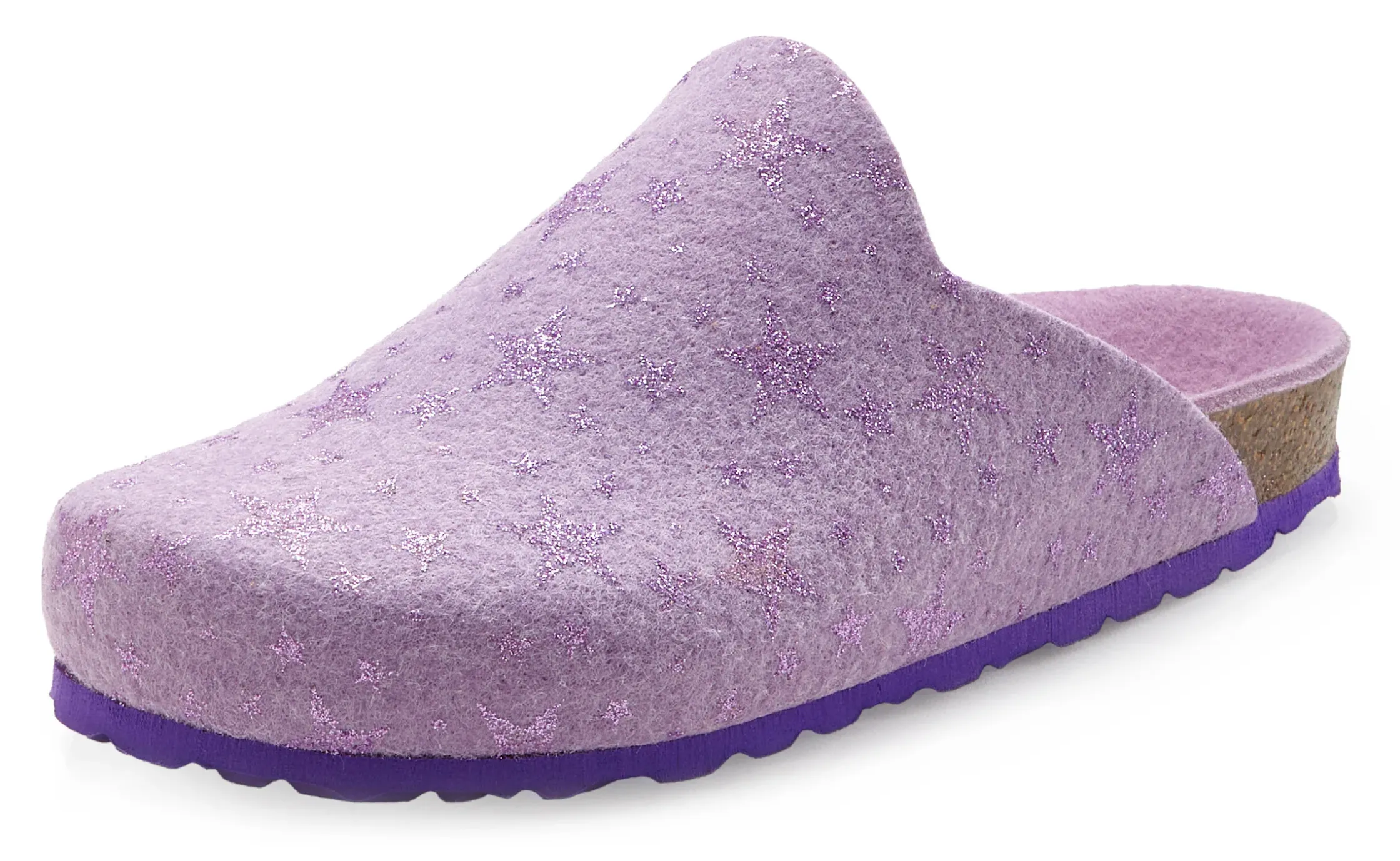Pantoletten|Vivance Pantolette flieder