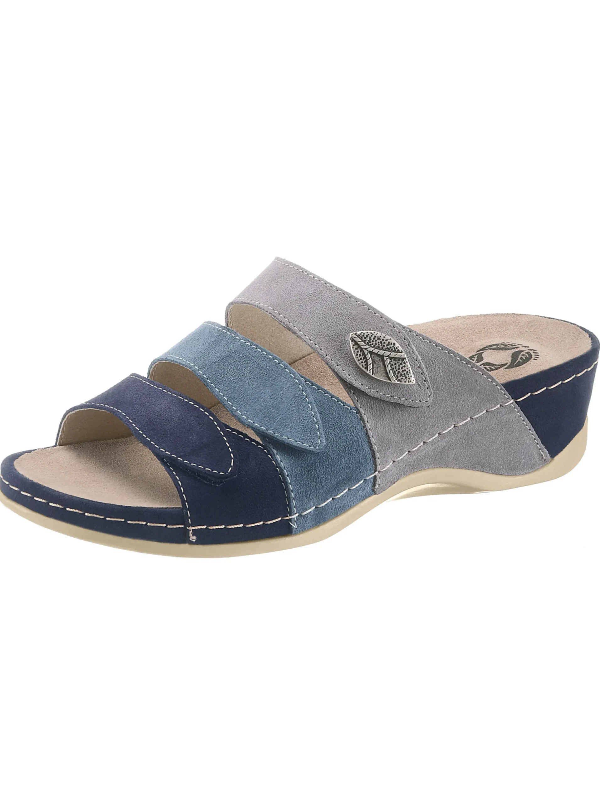 Pantoletten|Mubb Pantolette blau-grau