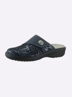Pantoletten|Belvida Pantolette mittelblau
