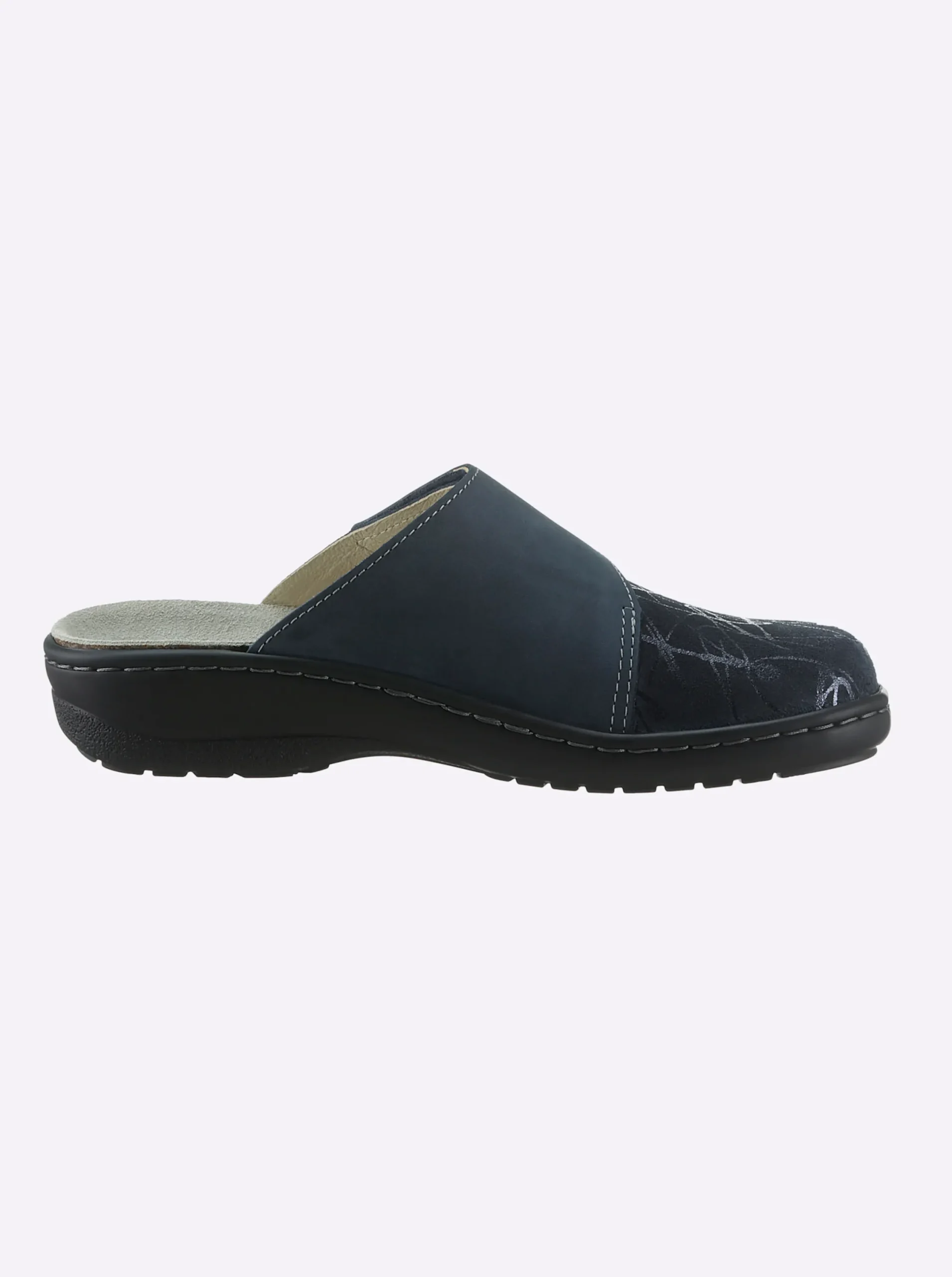 Pantoletten|Belvida Pantolette mittelblau