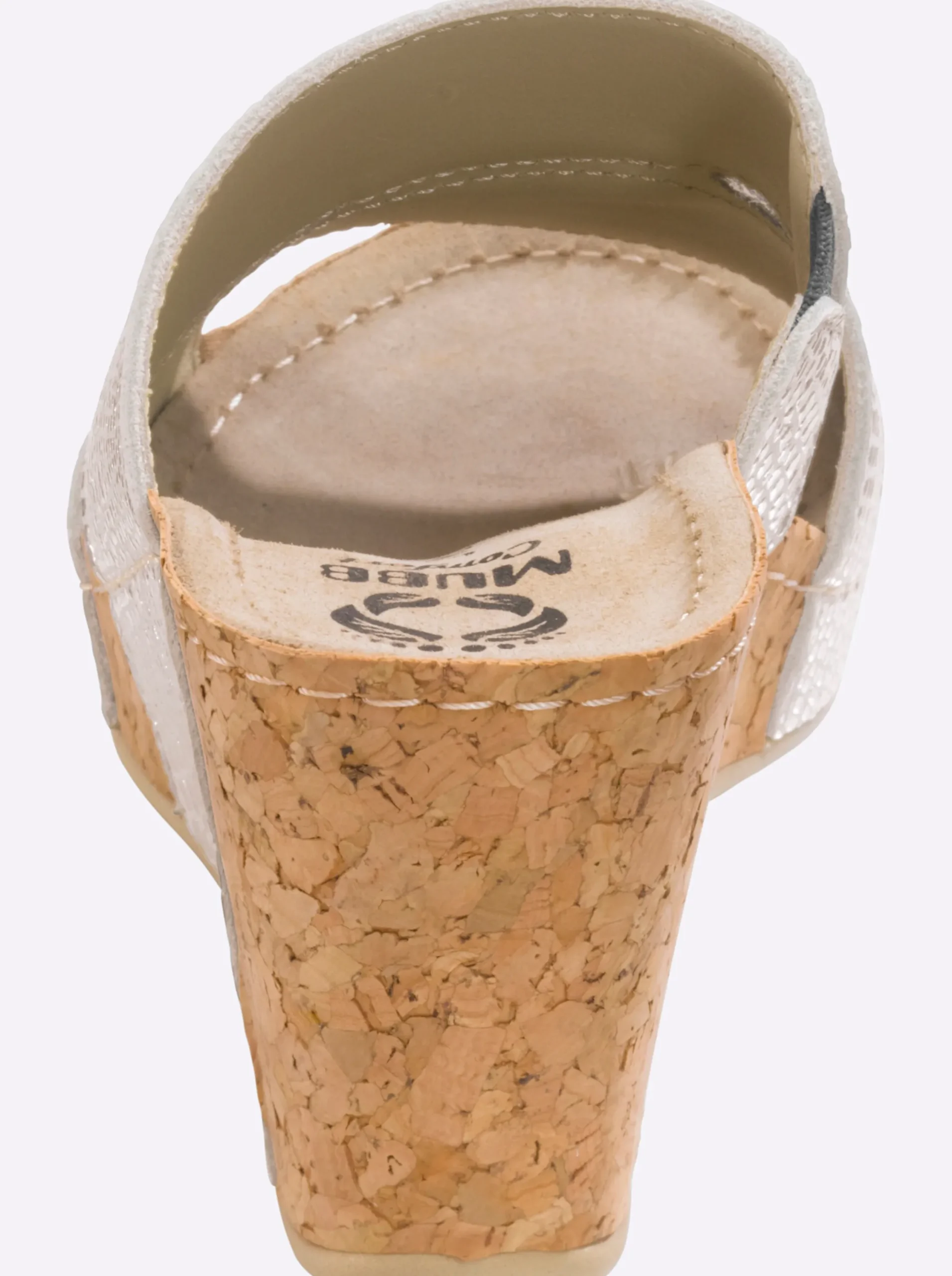 Pantoletten|Mubb Pantolette silberfarben