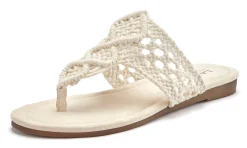 Zehentrenner|LASCANA Pantolette beige